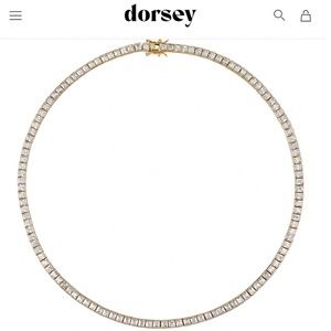 COPY - 17” Dorsey white sapphire necklace